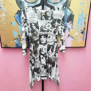 Davida Face Print Top